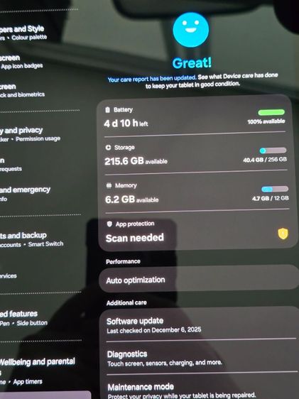 Galaxy Tab S9 Plus-256GB STORAGE-12GB RAM (Smart Book Cover FREE) รูปที่ 12