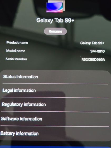 Galaxy Tab S9 Plus-256GB STORAGE-12GB RAM (Smart Book Cover FREE) รูปที่ 11