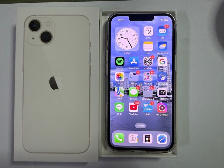 128 GB iphone 13 128 g สีขาว