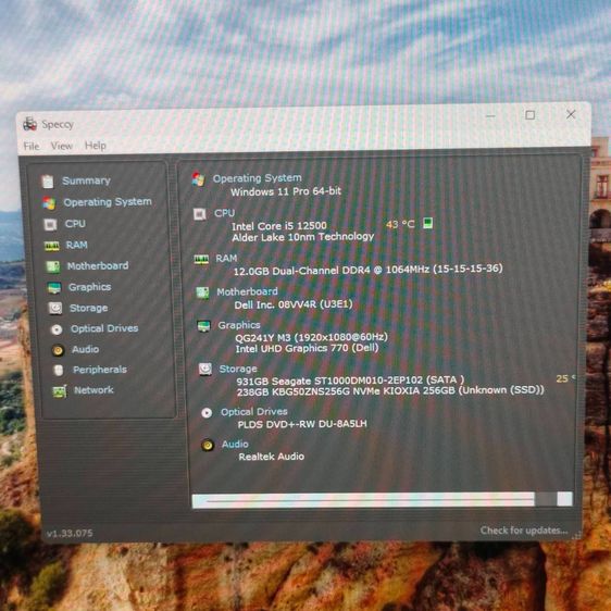 Dell OptiPlex 3000 SFF i5 Gen12 RAM 12GB SSD NVMe + HDD Windows 11 Pro รูปที่ 10
