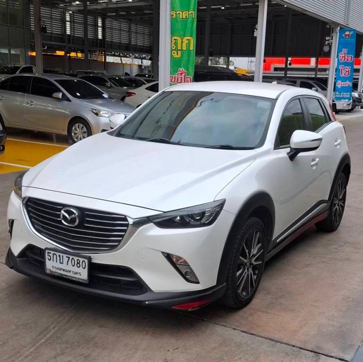 Mazda CX-3 2016 2.0 S Sedan เบนซิน ไม่ติดแก๊ส เกียร์อัตโนมัติ ขาว รูปที่ 3