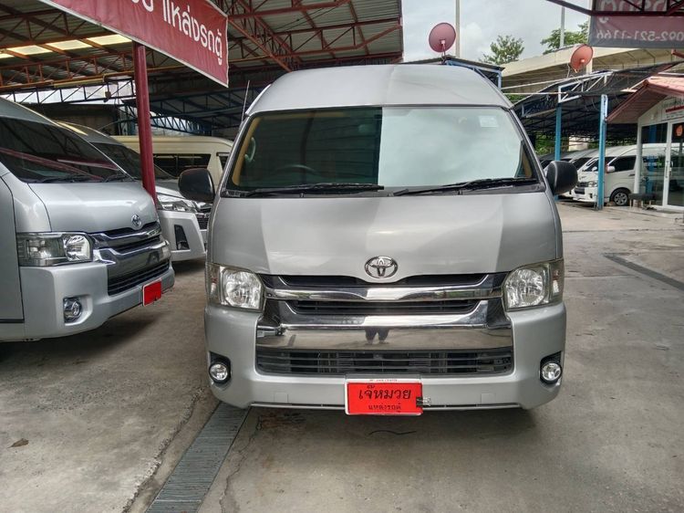 Toyota Commuter 2019 3.0 Van ดีเซล ไม่ติดแก๊ส เกียร์ธรรมดา เทา รูปที่ 2