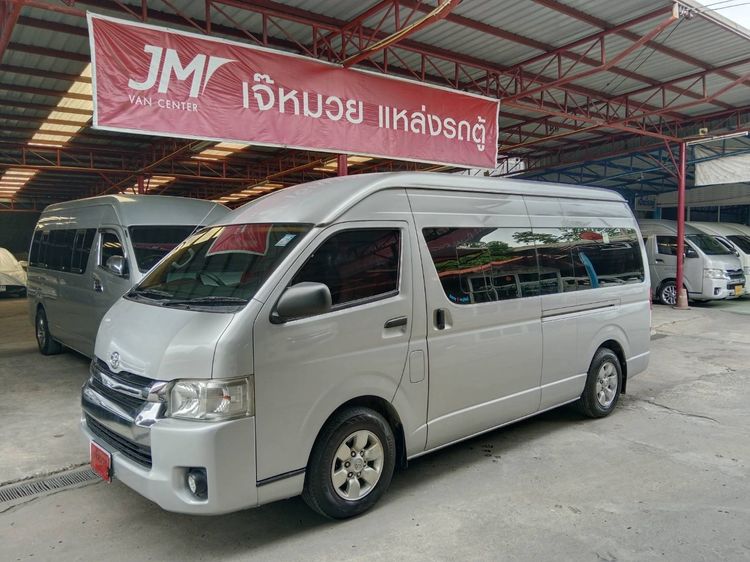 Toyota Commuter 2019 3.0 Van ดีเซล ไม่ติดแก๊ส เกียร์ธรรมดา เทา รูปที่ 3