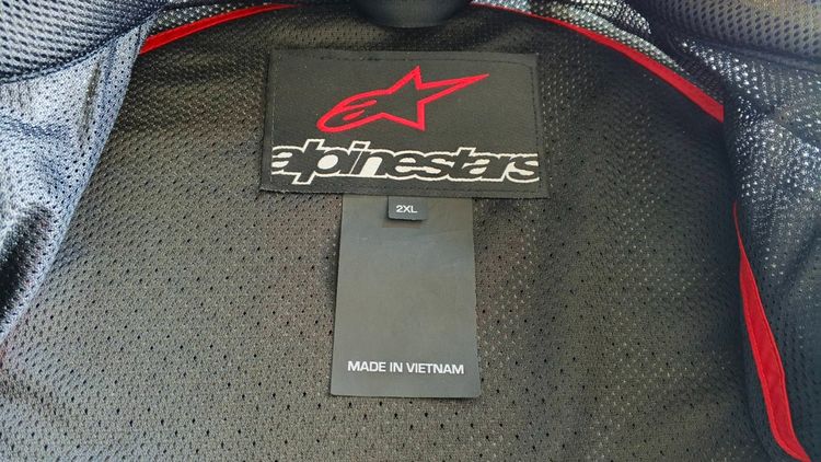 เสื้อการ์ด Alpinestars ของแท้ ไซส์ 2XL สำหรับผู้ชาย รูปที่ 3