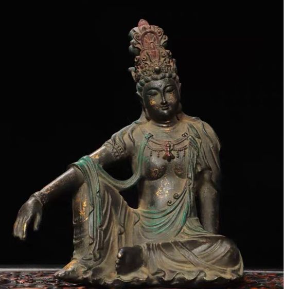 ✨พระโพธิ์สัตว์กวนอิม มงคล”สำริดโบราณ 