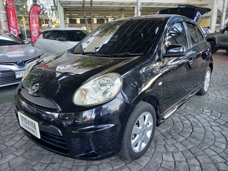 Nissan March 2012 1.2 VL Sport Version Sedan เบนซิน ไม่ติดแก๊ส เกียร์อัตโนมัติ ดำ รูปที่ 3
