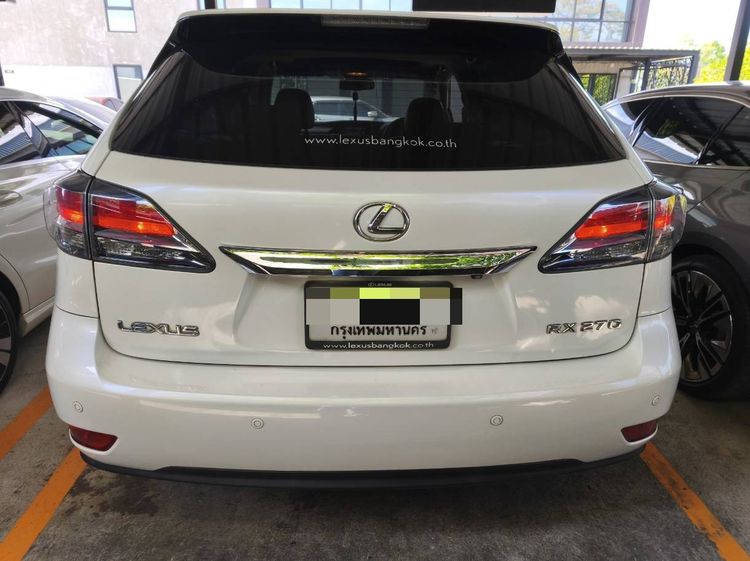 Lexus RX270 2013 2.7 Premium Utility-car เบนซิน เกียร์อัตโนมัติ ขาว รูปที่ 2