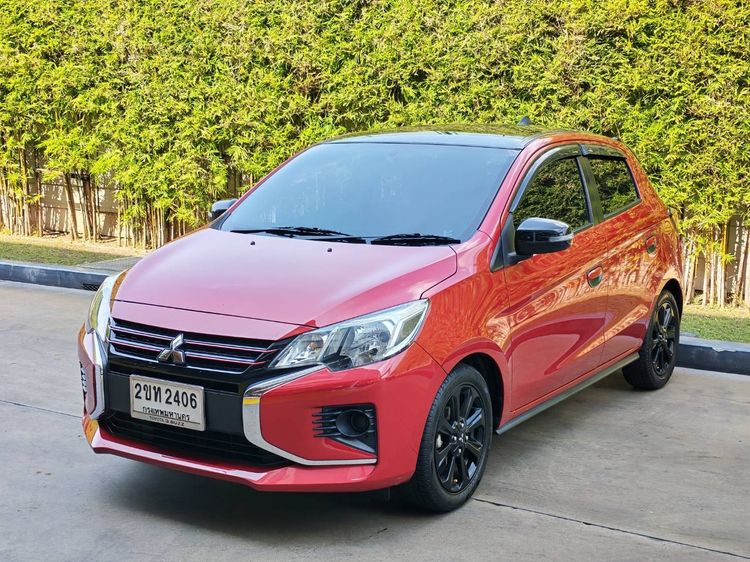 Mitsubishi Mirage 2021 1.2 GLS Limited Bloom Edition Sedan เบนซิน ไม่ติดแก๊ส เกียร์อัตโนมัติ แดง รูปที่ 3