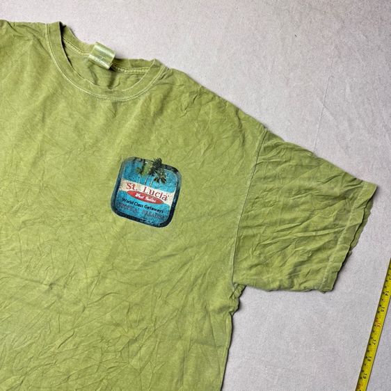 เสื้อยืดผ้าฝอก ST. LUCIA ลายสวยผ้าใส่สบาย Size XL​  รูปที่ 4