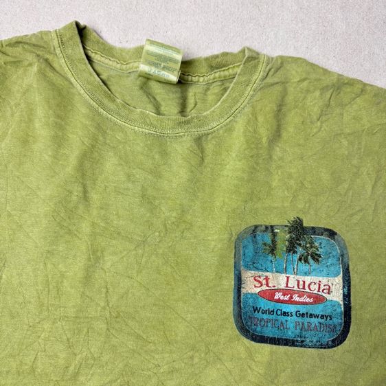 เสื้อยืดผ้าฝอก ST. LUCIA ลายสวยผ้าใส่สบาย Size XL​  รูปที่ 5