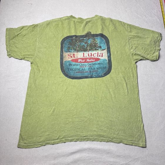 เสื้อยืดผ้าฝอก ST. LUCIA ลายสวยผ้าใส่สบาย Size XL​  รูปที่ 2