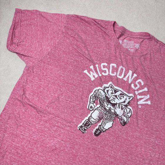 เสื้อยืด Retro Brand x Wisconsin ผ้า Rayon Size XXL รูปที่ 3