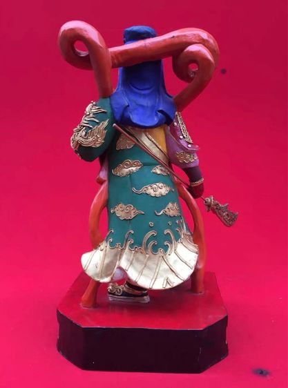 ✨เทพเจ้ากวนอู (Guan Yu) ไม้เนื้อแข็ง  รูปที่ 4