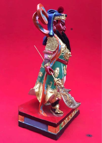 ✨เทพเจ้ากวนอู (Guan Yu) ไม้เนื้อแข็ง  รูปที่ 3