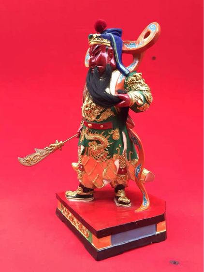 ✨เทพเจ้ากวนอู (Guan Yu) ไม้เนื้อแข็ง  รูปที่ 2