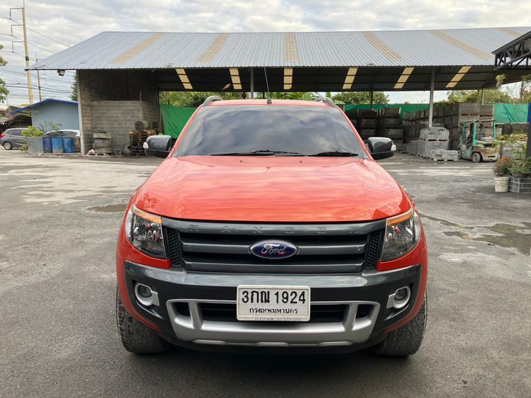 Ford Ranger 2014 2.2 Wildtrak 4WD Pickup ดีเซล เกียร์อัตโนมัติ ส้ม
