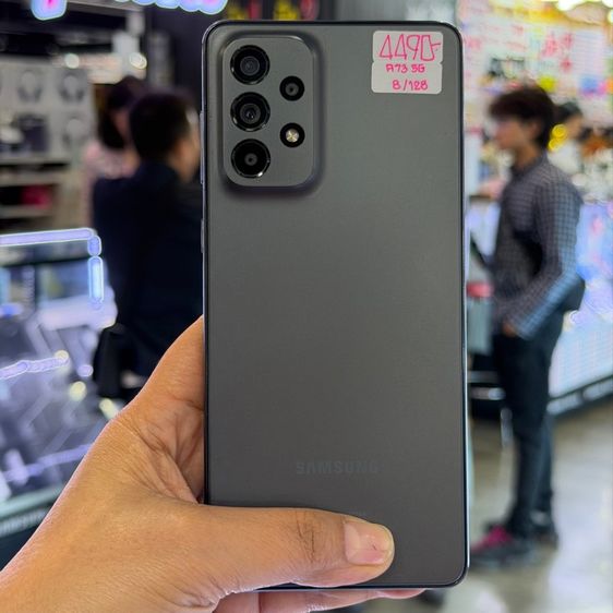 Samsung A73 5G สีดำ เครื่องศูนย์ สภาพสวยมาก จอ6.7นิ้ว แรม8รอม128 Snap778G กล้อง108ล้าน(4ตัว)🔥🔥 รูปที่ 2