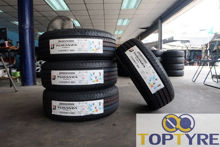 🌵 ยางใหม่ Bridgestone รุ่น Turanza T005A ขนาด 215 55R17 ปี24