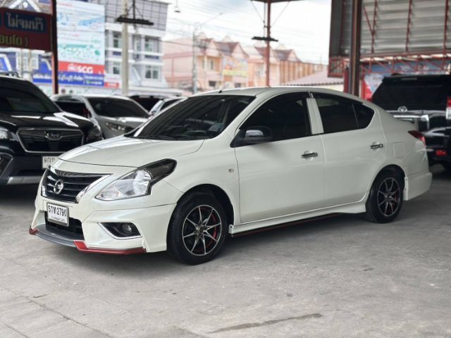 Nissan Almera 2016 1.2 E Sportech Sedan เบนซิน ไม่ติดแก๊ส เกียร์อัตโนมัติ ขาว รูปที่ 2