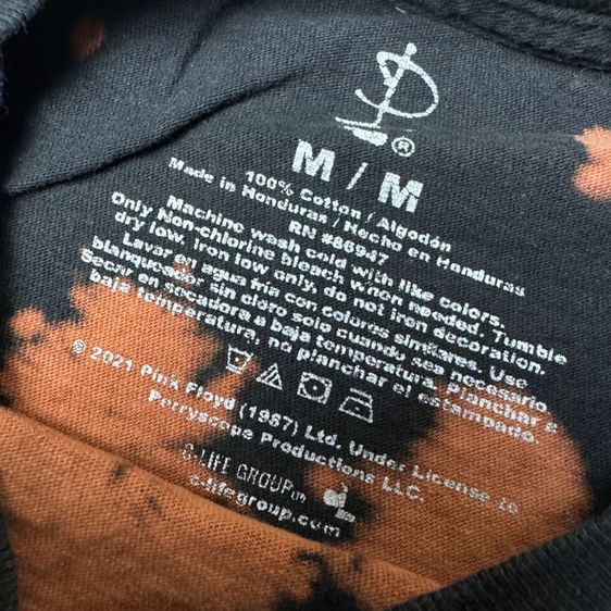 เสื้อยืด Pink Floyd Size SM รูปที่ 5