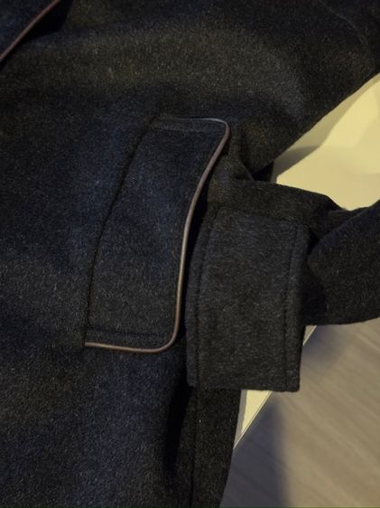 เสื้อโค้ทกันหนาวใส่เที่ยวกันหนาว(สีดำ) รูปที่ 6