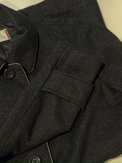 เสื้อโค้ทกันหนาวใส่เที่ยวกันหนาว(สีดำ) รูปที่ 4