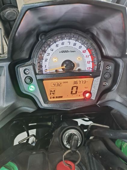 Kawasaki Versys650ABS ปี 2017 มีไฟบอกเกียร์ที่เรือนไมล์  รูปที่ 9