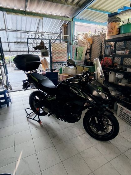 Kawasaki Versys650ABS ปี 2017 มีไฟบอกเกียร์ที่เรือนไมล์ 