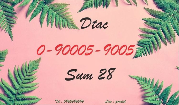 เบอร์สวย เบอร์จำง่าย 0-90005-9005