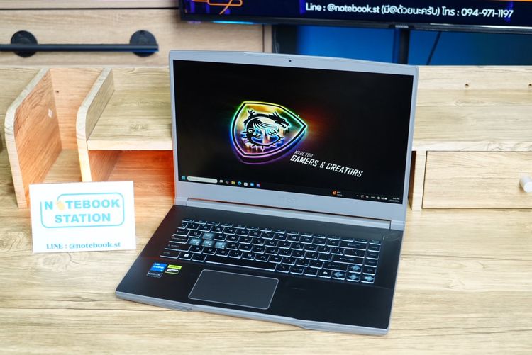 MSI THIN 15 i5-13420H RTX2050(4GB) Ram16 SSD512GB จอ15.6 FHD 144Hz เกมมิ่งสเปคสูง น้ำหนักเบา เครื่องสวย เพียง 14,890.- รูปที่ 4