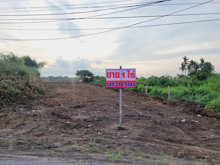 ขายถูกๆที่ดิน 1 ไร่  อ.เมือง จ.สุพรรณบุรี ที่ดินสวยๆด้านหลังติดคลองด้านหน้าติดถนนใหญ่ รูปที่ 2