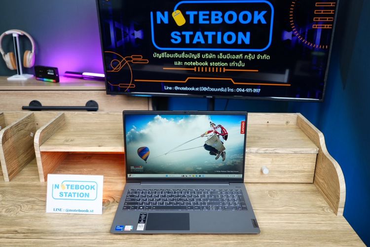 อื่นๆ วินโดว์ 8 กิกะไบต์ Lenovo IdeaPad 5 i5-1135G7 Ram8 SSD512 จอ15.6 FHD สเปคดี เหมาะกับการพกพา คีย์บอร์ดไฟ แป้นตัวเลขแยก ราคา 8,490 .-