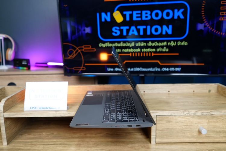 Lenovo IdeaPad 5 i5-1135G7 Ram8 SSD512 จอ15.6 FHD สเปคดี เหมาะกับการพกพา คีย์บอร์ดไฟ แป้นตัวเลขแยก ราคา 8,490 .- รูปที่ 7