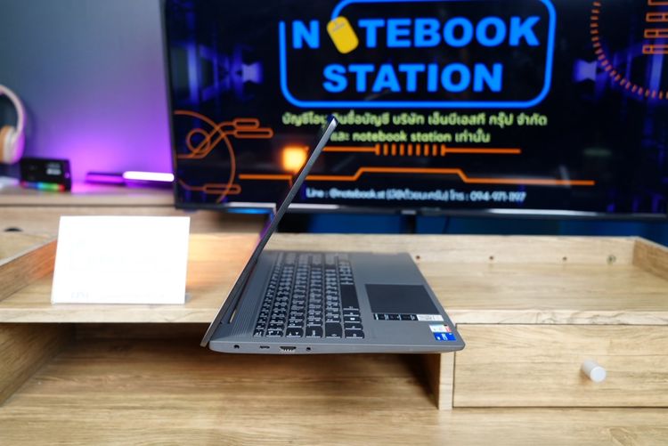 Lenovo IdeaPad 5 i5-1135G7 Ram8 SSD512 จอ15.6 FHD สเปคดี เหมาะกับการพกพา คีย์บอร์ดไฟ แป้นตัวเลขแยก ราคา 8,490 .- รูปที่ 6