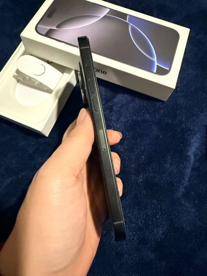 iPhone 16 Pro max 512 สีดำ (ราคาคุยกันได้) ฟลิ์มยังไม่ถอด แต่ไม่มีรอยอะไร นัดรับได้ รูปที่ 4