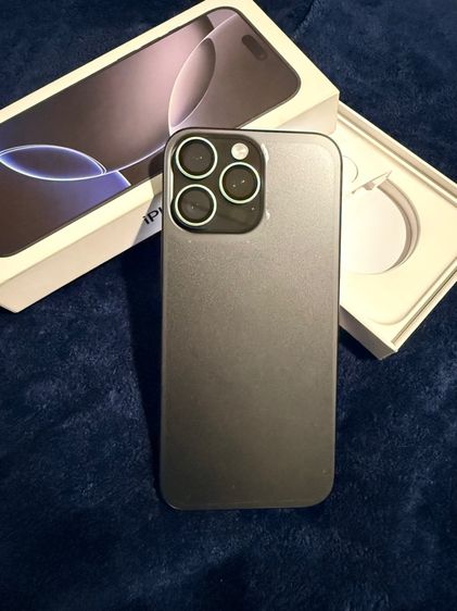 iPhone 16 Pro max 512 สีดำ (ราคาคุยกันได้) ฟลิ์มยังไม่ถอด แต่ไม่มีรอยอะไร นัดรับได้