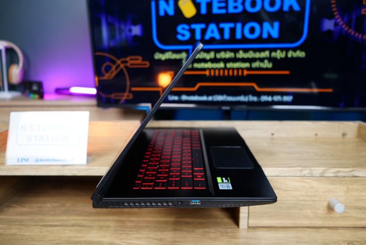 MSI GF63 Thin i5-10500H GTX1650Max-Q(4GB) Ram8 SSD512 จอ15.6 FHD IPS 144Hz สเปคเกมมิ่ง คีย์บอร์ดไฟสีแดง ขายเพียง 13,490.- รูปที่ 7