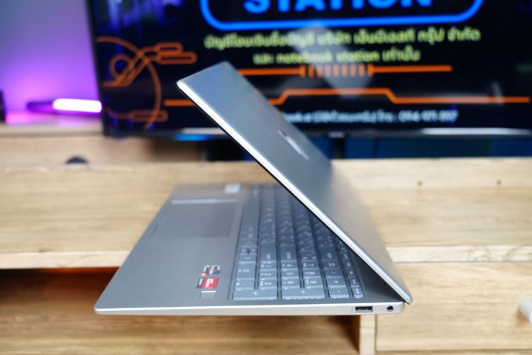 HP 15 Ryzen5-7520U Ram16 SSD512 จอ15.6 FHD IPS สเปคดี จอใหญ่ เครื่องสวย บางเบาดูทันสมัย ราคาเพียง 10,990.- มีประกันศูนย์ รูปที่ 7
