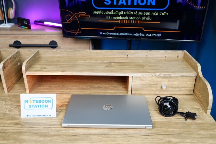 HP 15 Ryzen5-7520U Ram16 SSD512 จอ15.6 FHD IPS สเปคดี จอใหญ่ เครื่องสวย บางเบาดูทันสมัย ราคาเพียง 10,990.- มีประกันศูนย์ รูปที่ 9