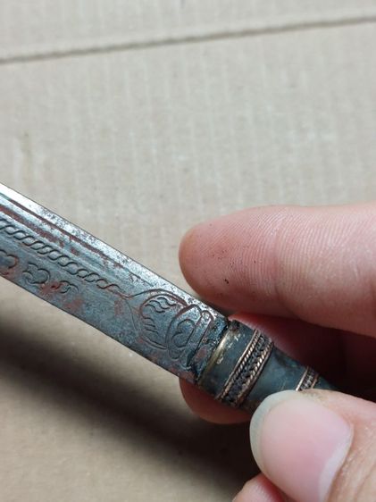 เครื่องรางมีดหมอปากกาหลวงพ่อเดิมวัดหนองโพ ใบ 2.5 ยาวรวม 5 นิ้ว รูปที่ 6