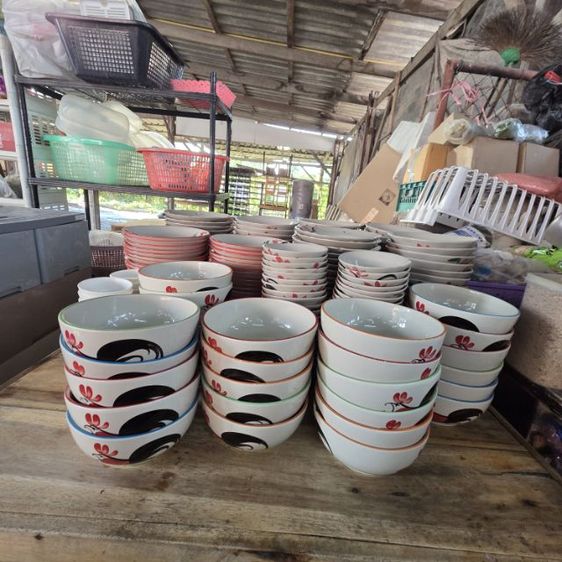 ขายจานชามเซรามิค มือ2  2,500 บาท รูปที่ 3