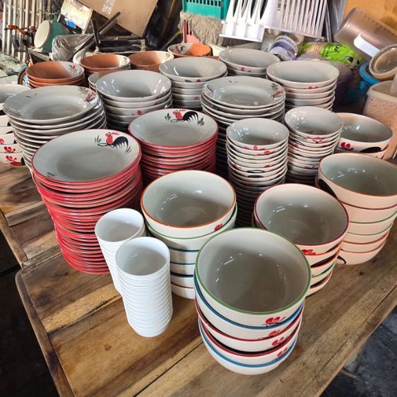 ขายจานชามเซรามิค มือ2  2,500 บาท รูปที่ 4