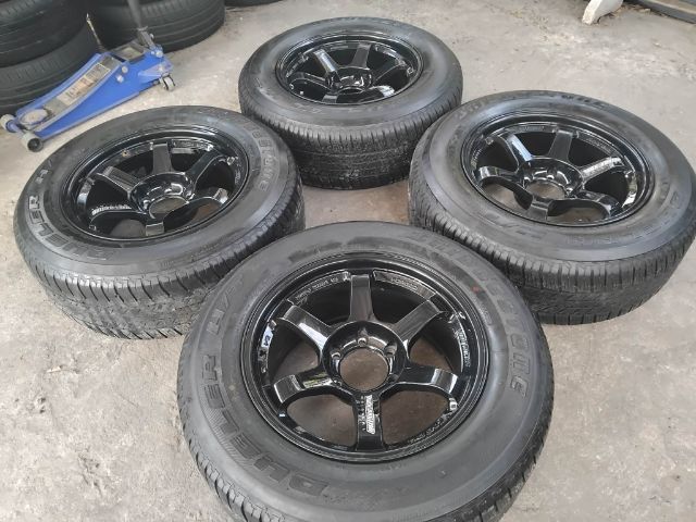 TE37 กว้าง 9 ออฟ 0 พร้อมยาง Bridgestone B 22 รูปที่ 2