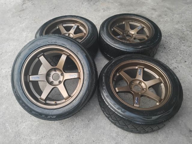 แม็ก te37 5 รู 114 พร้อมยาง Nitto ปี 20 รูปที่ 5