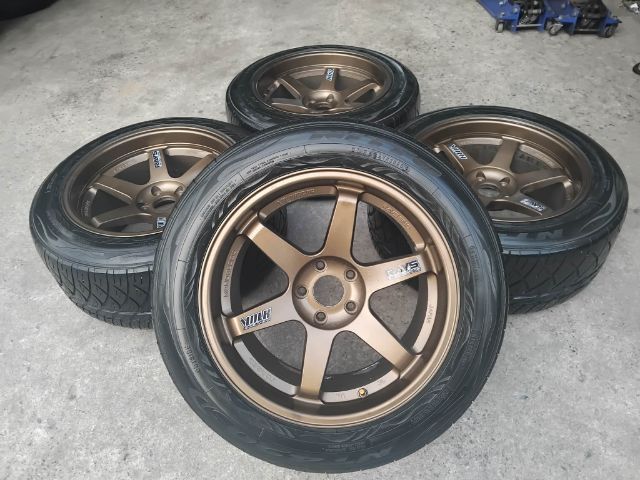 แม็ก te37 5 รู 114 พร้อมยาง Nitto ปี 20 รูปที่ 8