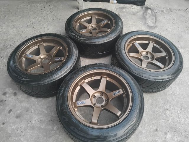 แม็ก te37 5 รู 114 พร้อมยาง Nitto ปี 20 รูปที่ 4