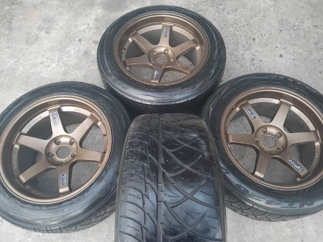 แม็ก te37 5 รู 114 พร้อมยาง Nitto ปี 20 รูปที่ 3