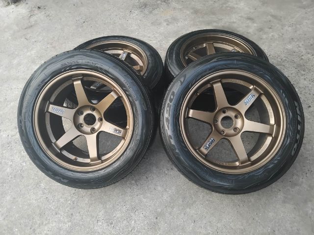 แม็ก te37 5 รู 114 พร้อมยาง Nitto ปี 20 รูปที่ 7