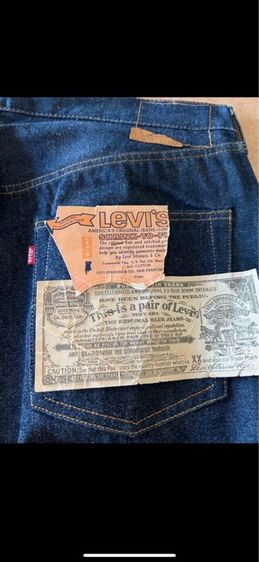 กางเกงยีนส์ Levi’s รุ่นเก่า SINGLE รูปที่ 8