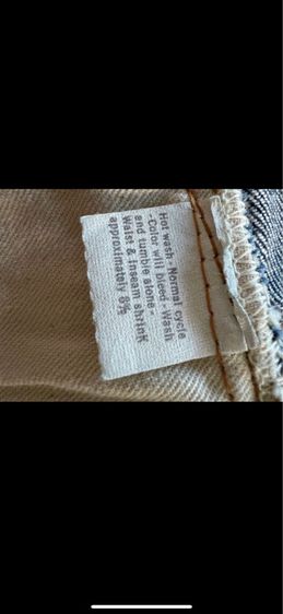 กางเกงยีนส์ Levi’s รุ่นเก่า SINGLE รูปที่ 12